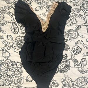 Blooming Jelly Women’s One-piece Bathing Suit, Size XL